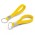 Silicone Key Ring - Embossed - Yellow