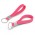 Silicone Key Ring - Embossed - Pink