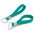 Silicone Key Ring - Embossed - teal