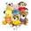 Assorted Plush Toys - T-Shirt: White