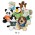 Assorted Plush Toys - Yellow