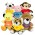 Assorted Plush Toys - Bright Green