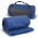 Glasgow Fleece Blanket with Strap - Royal Blue
