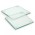 Venice Glass Coaster - Set of 2 - Square - Full Colour - Clear