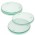 Venice Glass Coaster - Set of 4 - Round - Full Colour - Clear