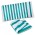 Esplanade Beach Towel - White/Teal