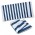 Esplanade Beach Towel - White/Navy