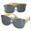Ryder Mirror Lens Sunglasses - Bamboo - Sunglasses: Silver