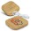 Vita Bamboo Wireless Charger - Square - Natural