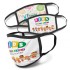 Full Colour 3-Ply Reusable Face Mask - Indent