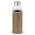 Venus Glass Bottle - Natural Sleeve - Bottle/Lid: Clear/Silver.   Sleeve: Natural