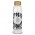 Eden Glass Bottle Bamboo Lid - Bottle: Clear/Natural Lid