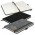 RPET Felt Hard Cover Notebook - Grey