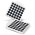 Fidget Popper Board - Square - White/Black