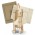 BRANDCRAFT Rocket Ship Wooden Model - Natural