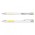 Panama Grip Pen - White Barrel - WHITE/YELLOW