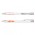 Panama Grip Pen - White Barrel - White/Orange