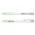 Panama Grip Pen - White Barrel - White/Bright Green