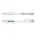 Panama Grip Pen - White Barrel - White/Kelly Green