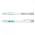Panama Grip Pen - White Barrel - White/Teal