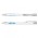 Panama Grip Pen - White Barrel - White/Light Blue