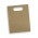 Medium Die Cut Paper Bag Portrait - White
