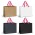 Large Ribbon Handle Paper Bag - Black