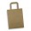 Medium Flat Handle Paper Bag Portrait - White