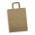 Large Flat Handle Paper Bag Portrait - White