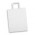 Large Flat Handle Paper Bag Portrait - Black
