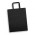 Large Flat Handle Paper Bag Portrait - Black
