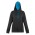TRENDSWEAR Studio Contrast Unisex Hoodie - Black/Cyan