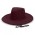 Austral Wide Brim Hat - Burgundy