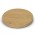 Bamboo Bottle Opener Coaster - Round - Natural/Silver