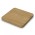 Bamboo Bottle Opener Coaster - Square - Natural/Silver