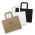 Medium Flat Handle Paper Bag Landscape - Natural