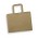 Medium Flat Handle Paper Bag Landscape - White
