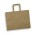 Large Flat Handle Paper Bag Landscape - Natural
