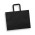 Large Flat Handle Paper Bag Landscape - Black