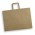 Extra Large Flat Handle Paper Bag Landscape - White