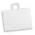 Extra Large Flat Handle Paper Bag Landscape - Black