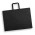 Extra Large Flat Handle Paper Bag Landscape - Black
