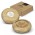 NATURA Bamboo Brush and Mirror - Natural