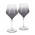 Keepsake Dusk Wine Glass - Set of 2 - Clear/Smoke