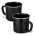 Bendigo Matte Enamel Mug - Black