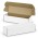 Die Cut Box with Locking Lid - 295x76x76mm - White/Natural