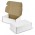 Die Cut Box with Locking Lid - 360x260x134mm - White/Natural