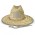 Tiki Straw Hat - ECRU
