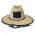 Tiki Straw Hat - Navy
