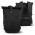 SPICE Waste2Gear Roll Up Computer Backpack - Black